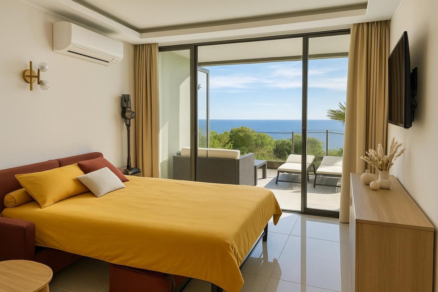 Luxueux Appartement - Vue Mer - Piscine - Free Parking - Monaco Cap-d'Ail Exterior photo